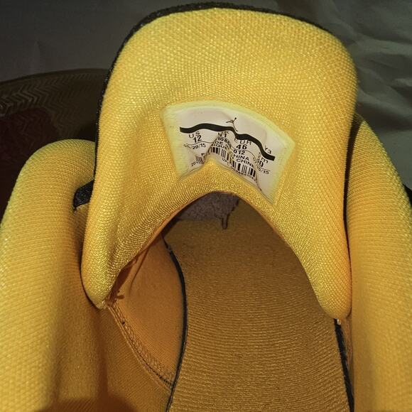 Nike Air Jordan Mens 12 Chris Paul CP3.ix Yellow Dragon Sneakers Deadstock Bball - Picture 14 of 14